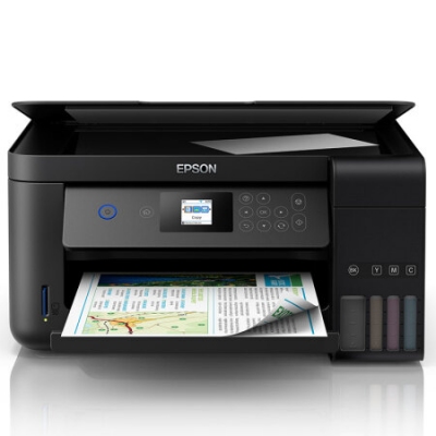 愛普生（EPSON）L4168墨倉式品質款 彩色無線多功能一體機（打印 復印 掃描 wifi 自動雙面）